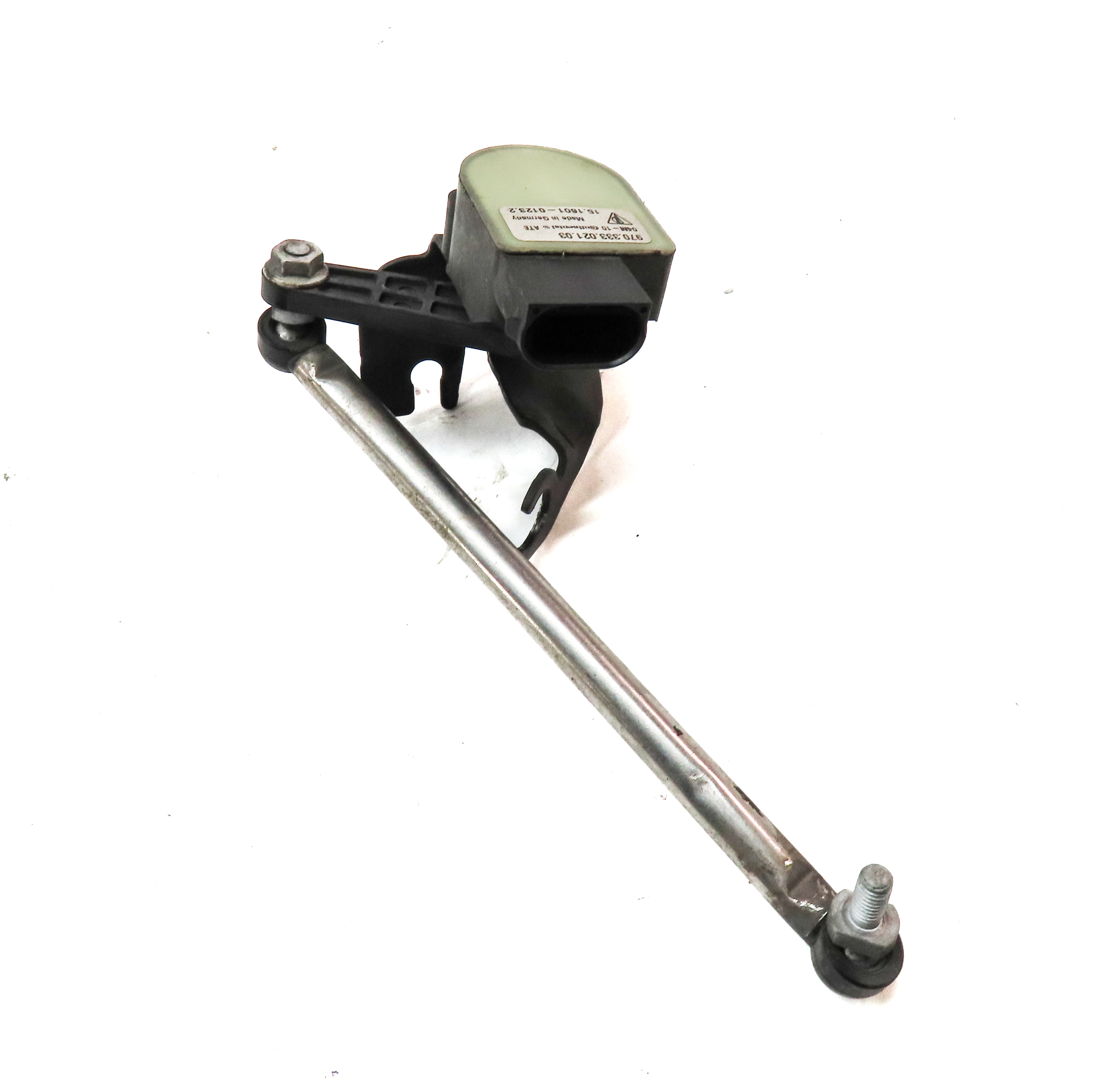 2011 PORSCHE PANAMERA (970 G1) REAR LEFT SUSPENSION HEIGHT LEVEL SENSOR — exact item pictured